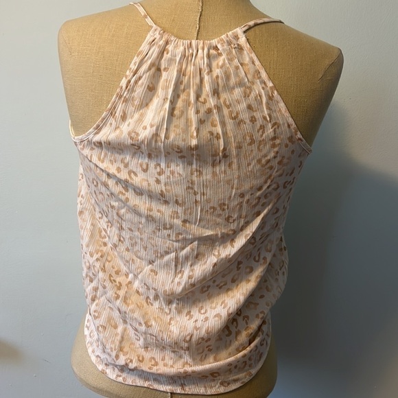 Hippie Rose Halter Cross Front Cami NWT Leopard print size extra small - Picture 3 of 10